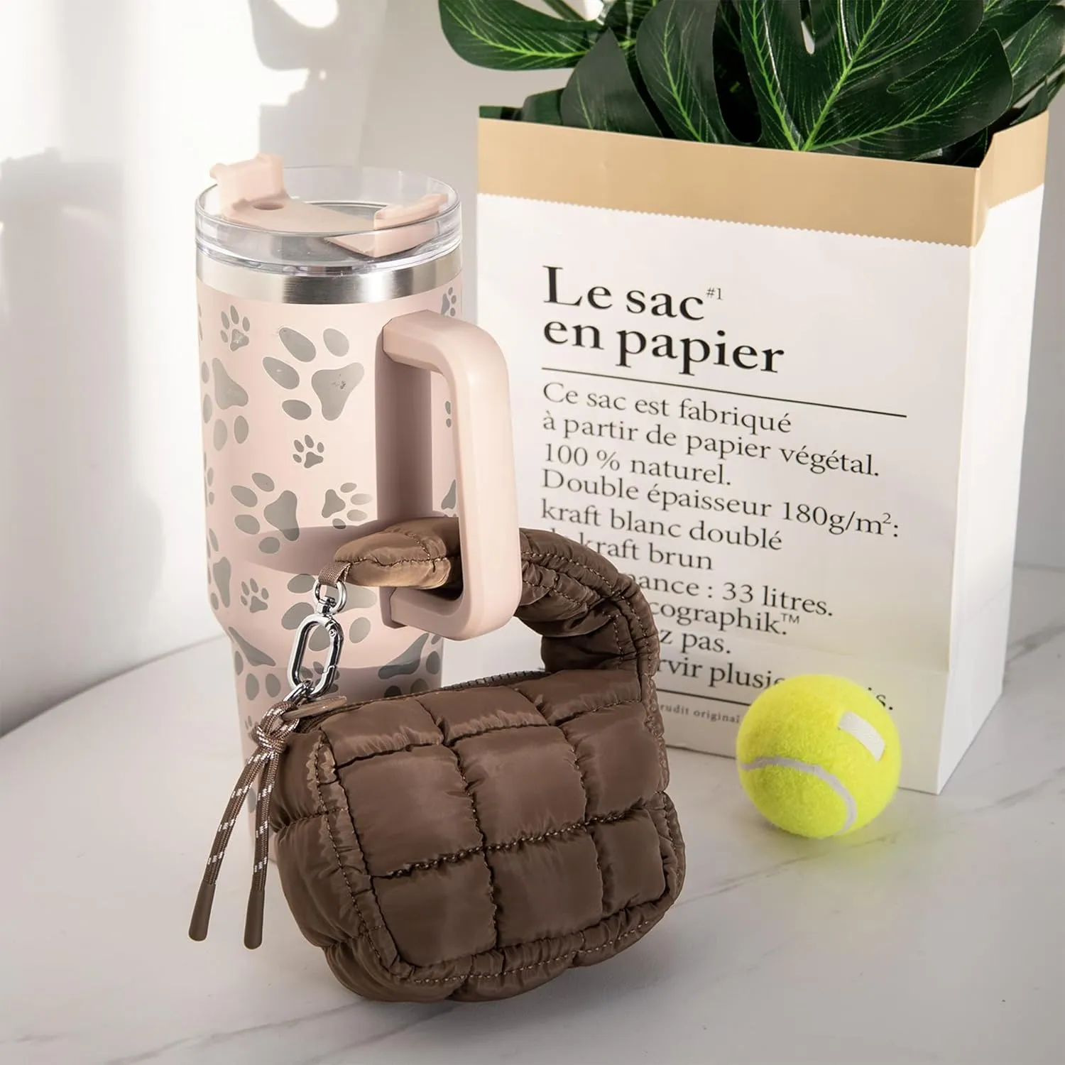 Mini Quilted Wristlet Bag for Women, Puffer Handbags,Evening Bags,Charm Lipstick Bag,Cute bag Charm for Gift