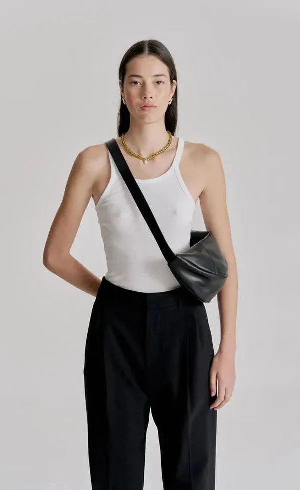 Mischa Crescent Bag - Black
