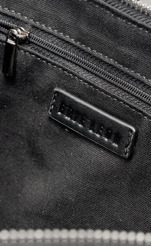 Mischa Crescent Bag - Black