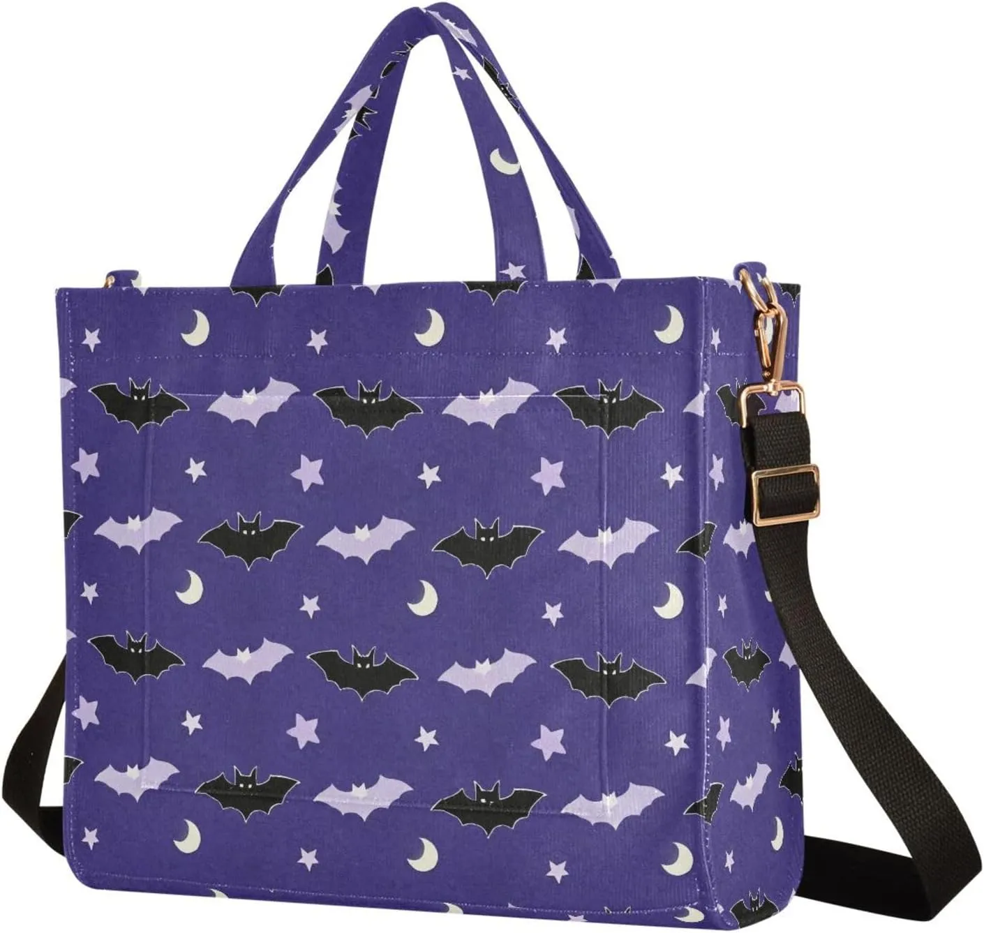 MNSRUU Corduroy Tote Bag for Women, Funny Skulls Tote Bag Crossbody Hobo Handbag Shoulder Bag for Work Travel