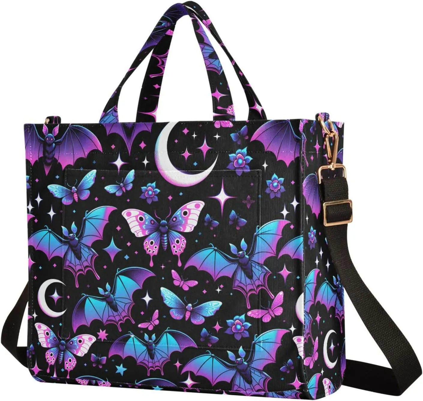 MNSRUU Corduroy Tote Bag for Women, Funny Skulls Tote Bag Crossbody Hobo Handbag Shoulder Bag for Work Travel