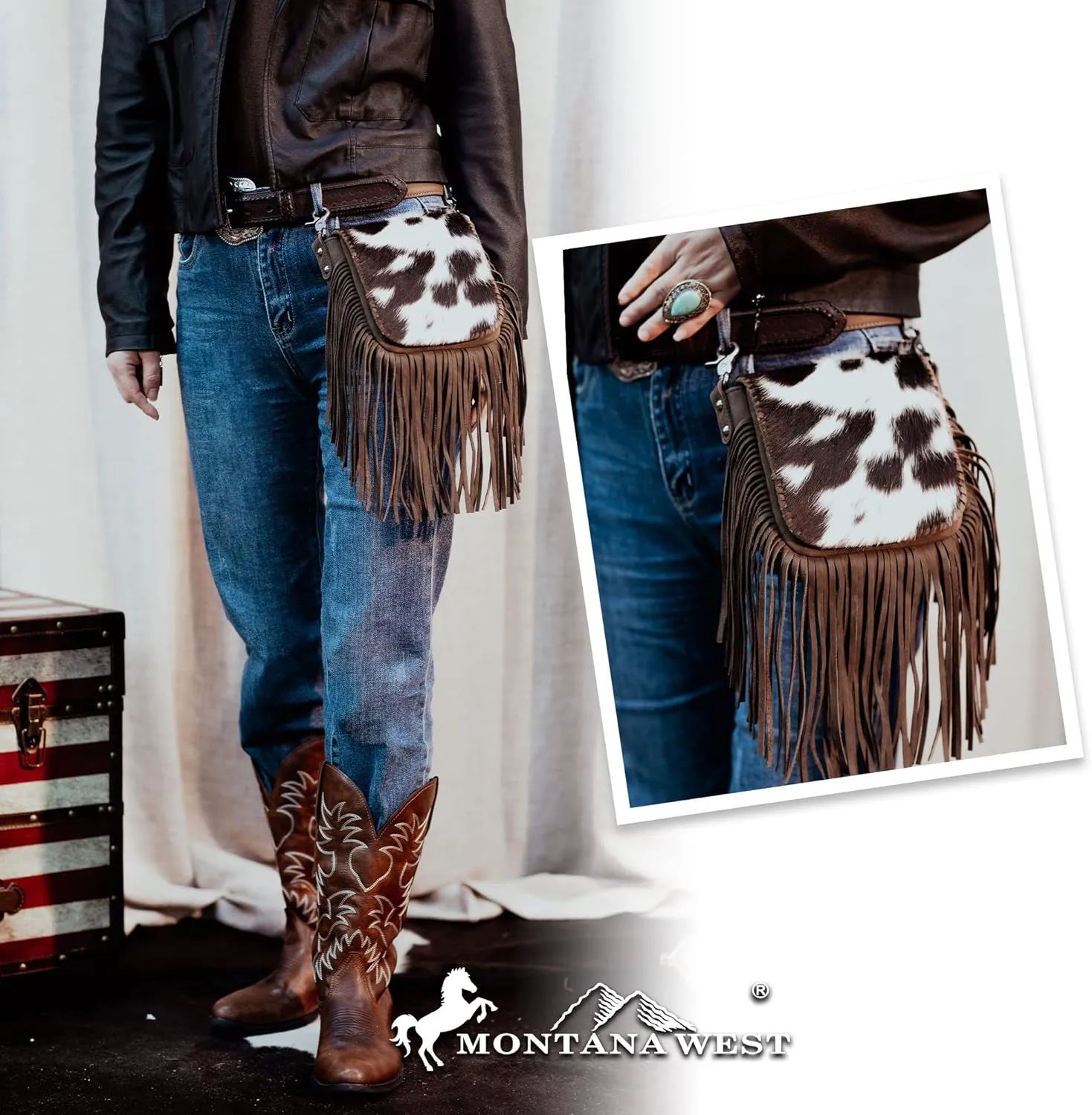 Montana West Fringe Purse Western Purses for Women Crossbody Bag