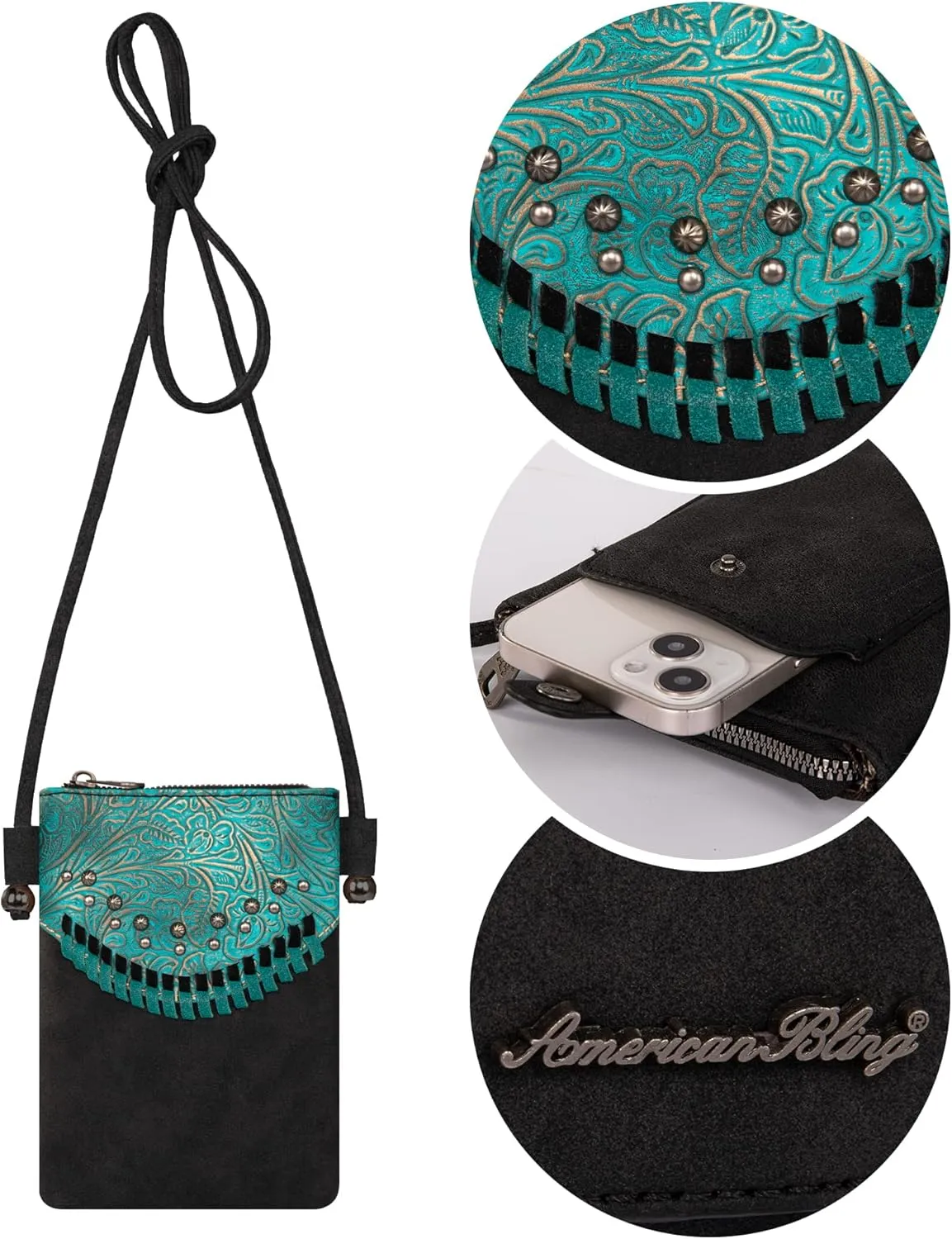 Montana West Small Crossbody Bags for Women Western Cell Phone Purse
