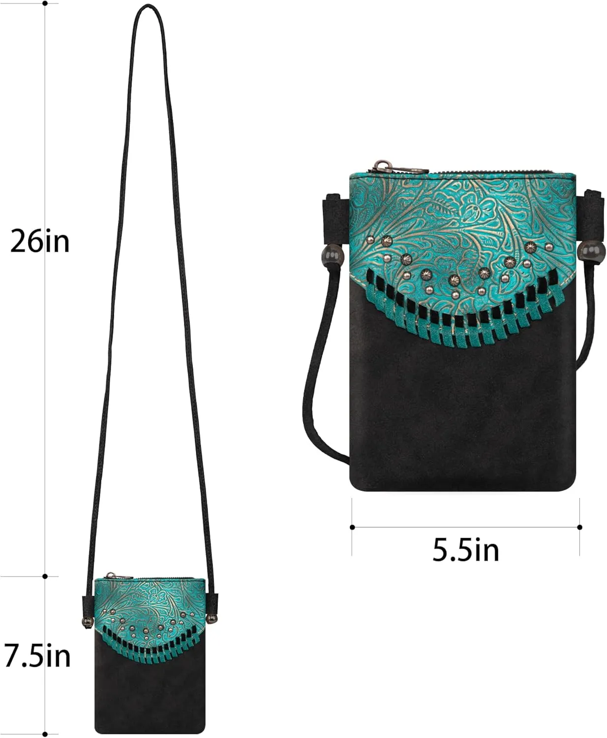 Montana West Small Crossbody Bags for Women Western Cell Phone Purse