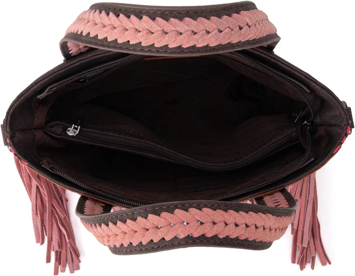 Montana West Western Tote Bag for Women Tooled Shoulder Purse with Wallet 2Pcs Set
