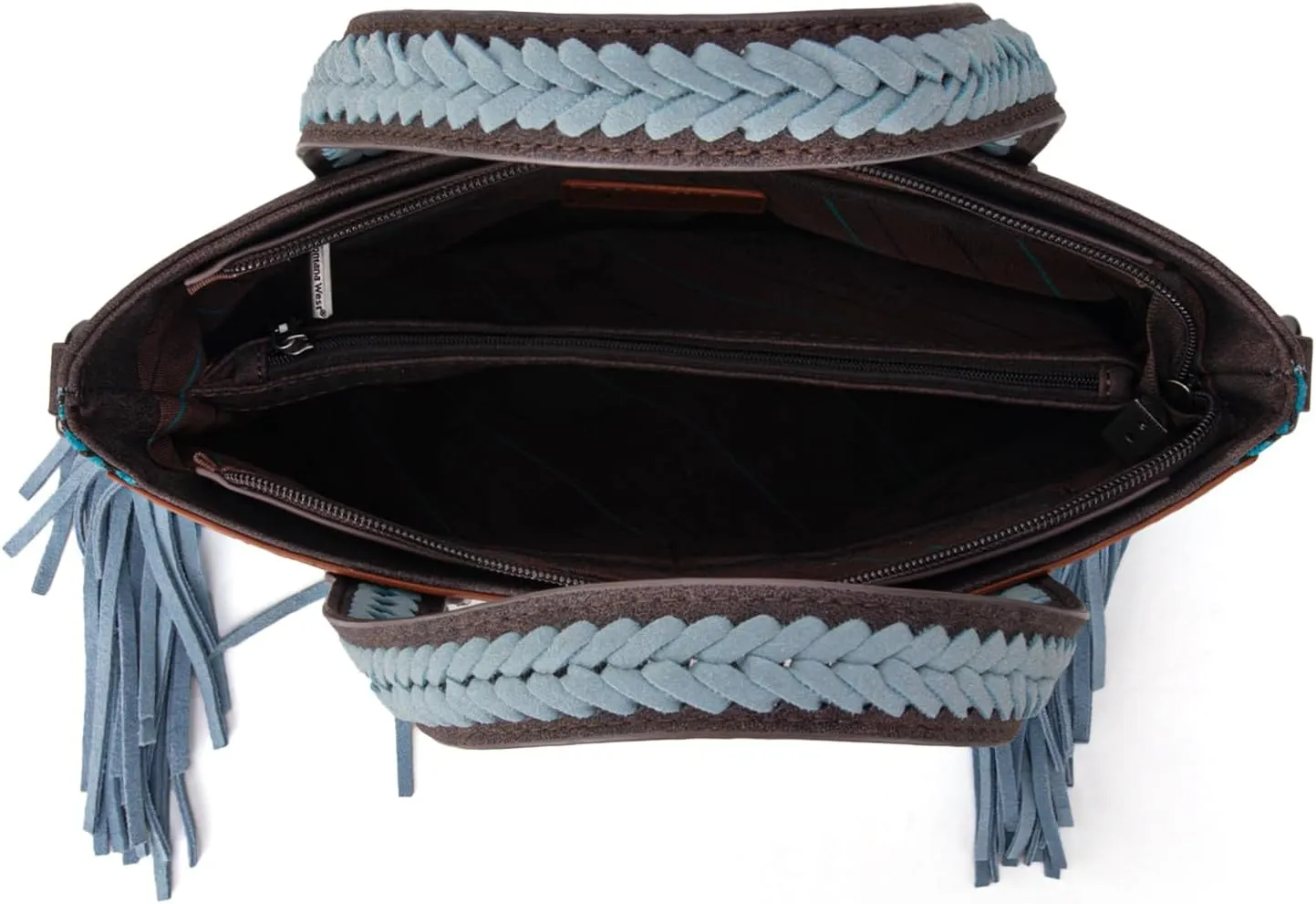Montana West Western Tote Bag for Women Tooled Shoulder Purse with Wallet 2Pcs Set