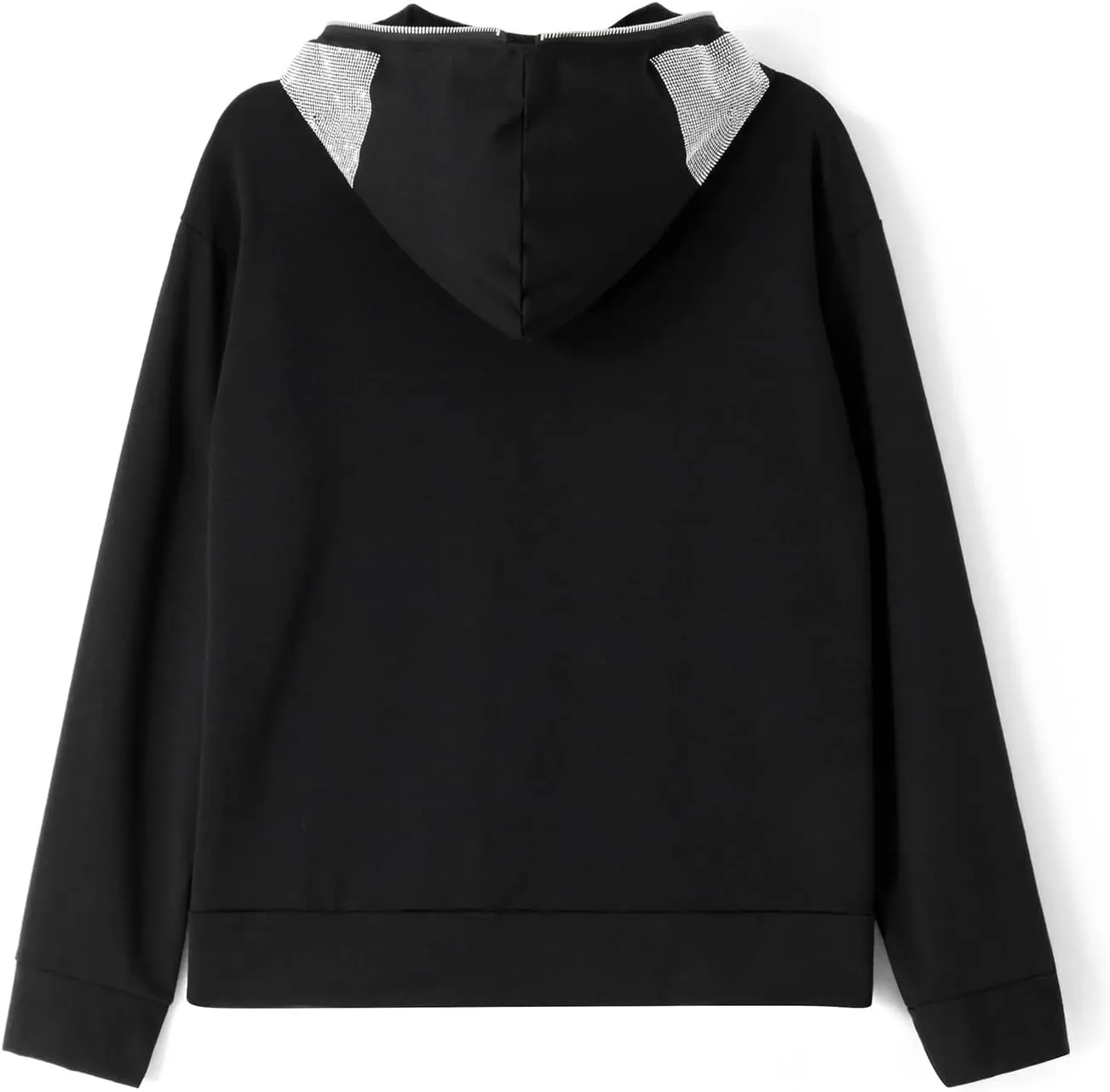 Mtsebmves Women's Zip Up Hoodie Sweatshirt Long Sleeve Oversized Casual 90S Y2K E-Girl Streetwear Grunge Jacket with Pocket