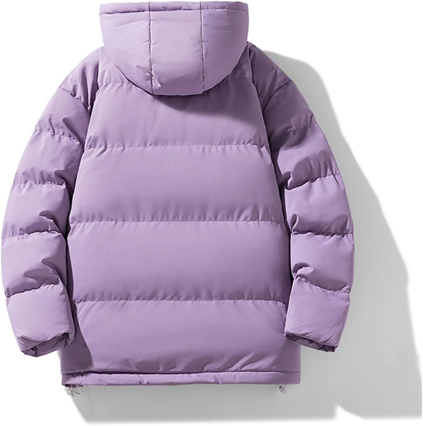 Muscularfit Padded Jacket Coats for Men Winter Waterproof Puffer Jacket Bubble Coats Padded Quilted Down Jacket with Pockets