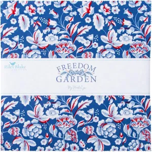 My Mind's Eye Freedom Garden 10" Stacker 42 10-inch Squares Layer Cake Riley Blake 10-15620-42