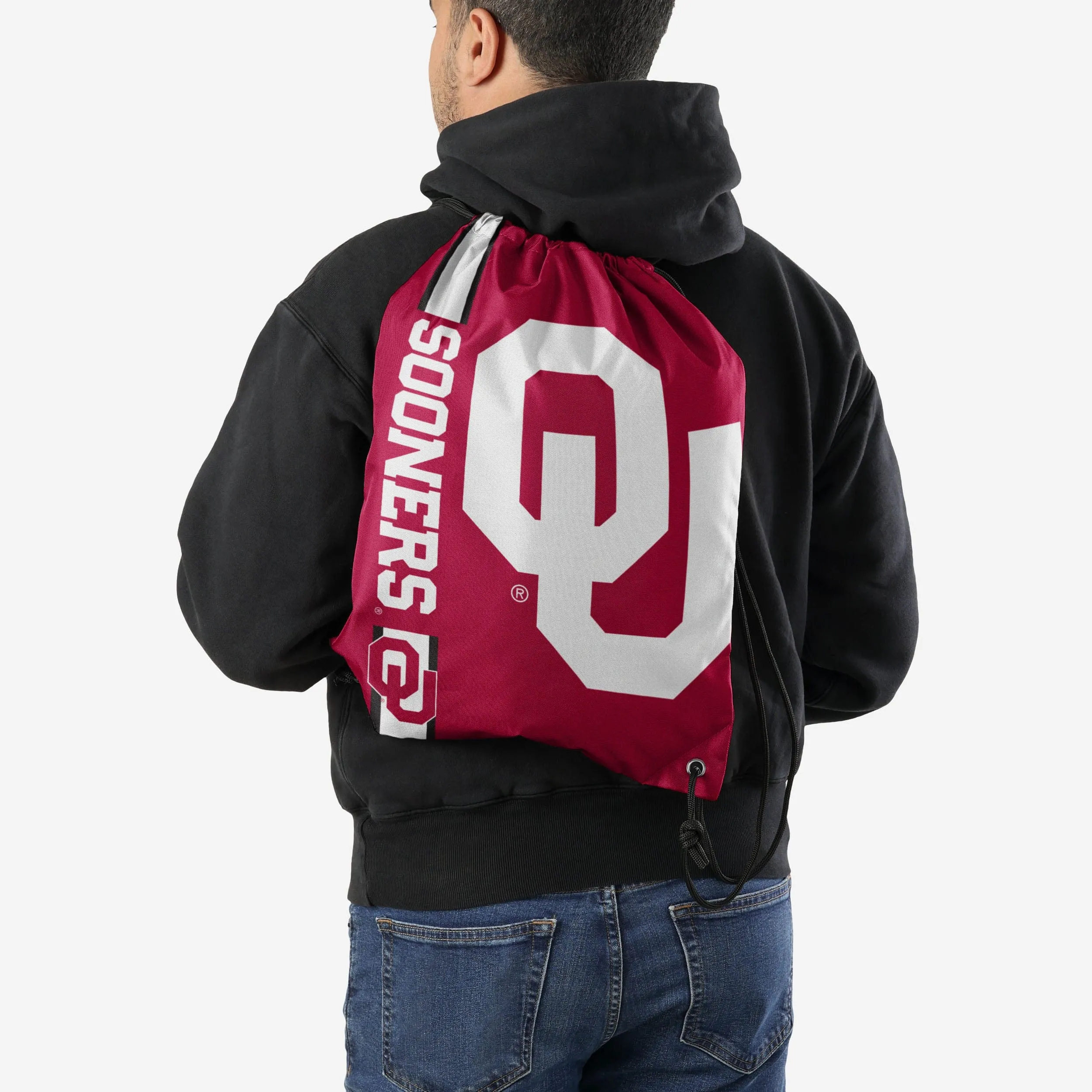 Oklahoma Sooners Big Logo Drawstring Backpack
