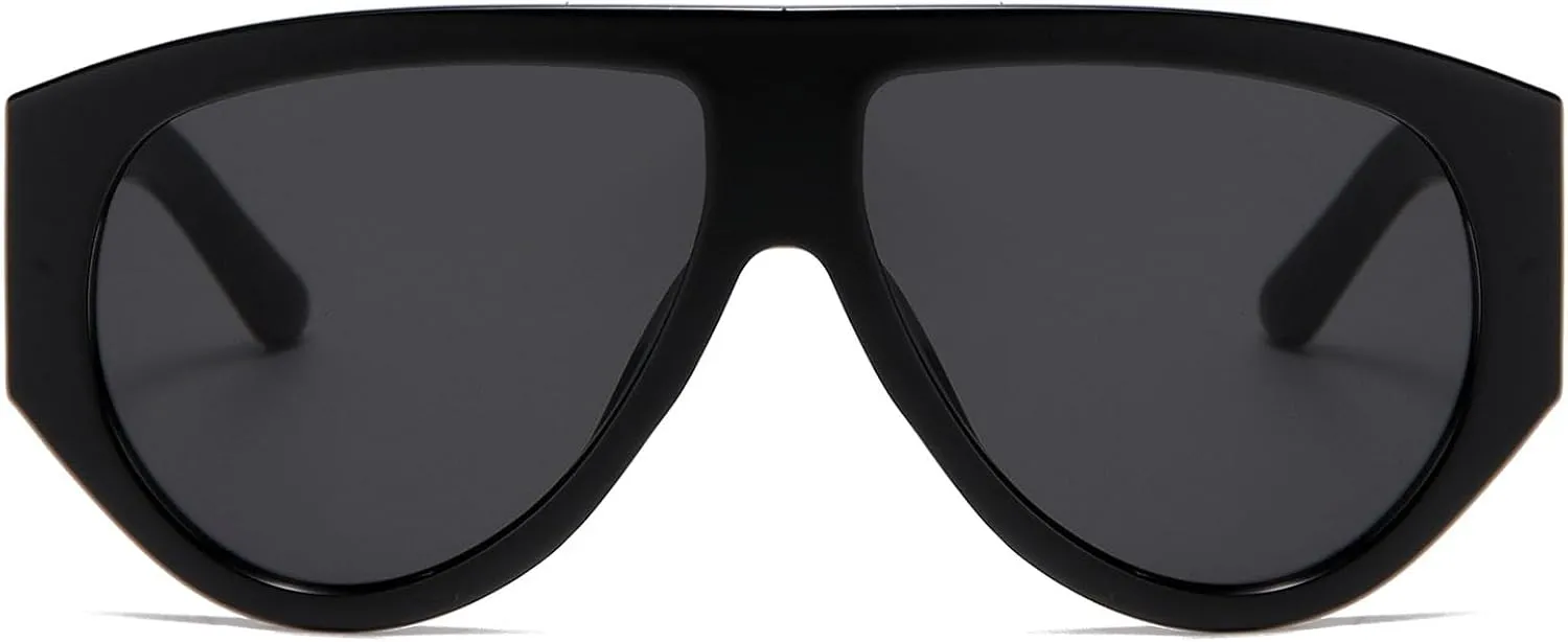 Oversized Aviator Sunglasses for Women Men Classic Big Frame Sun Glasses