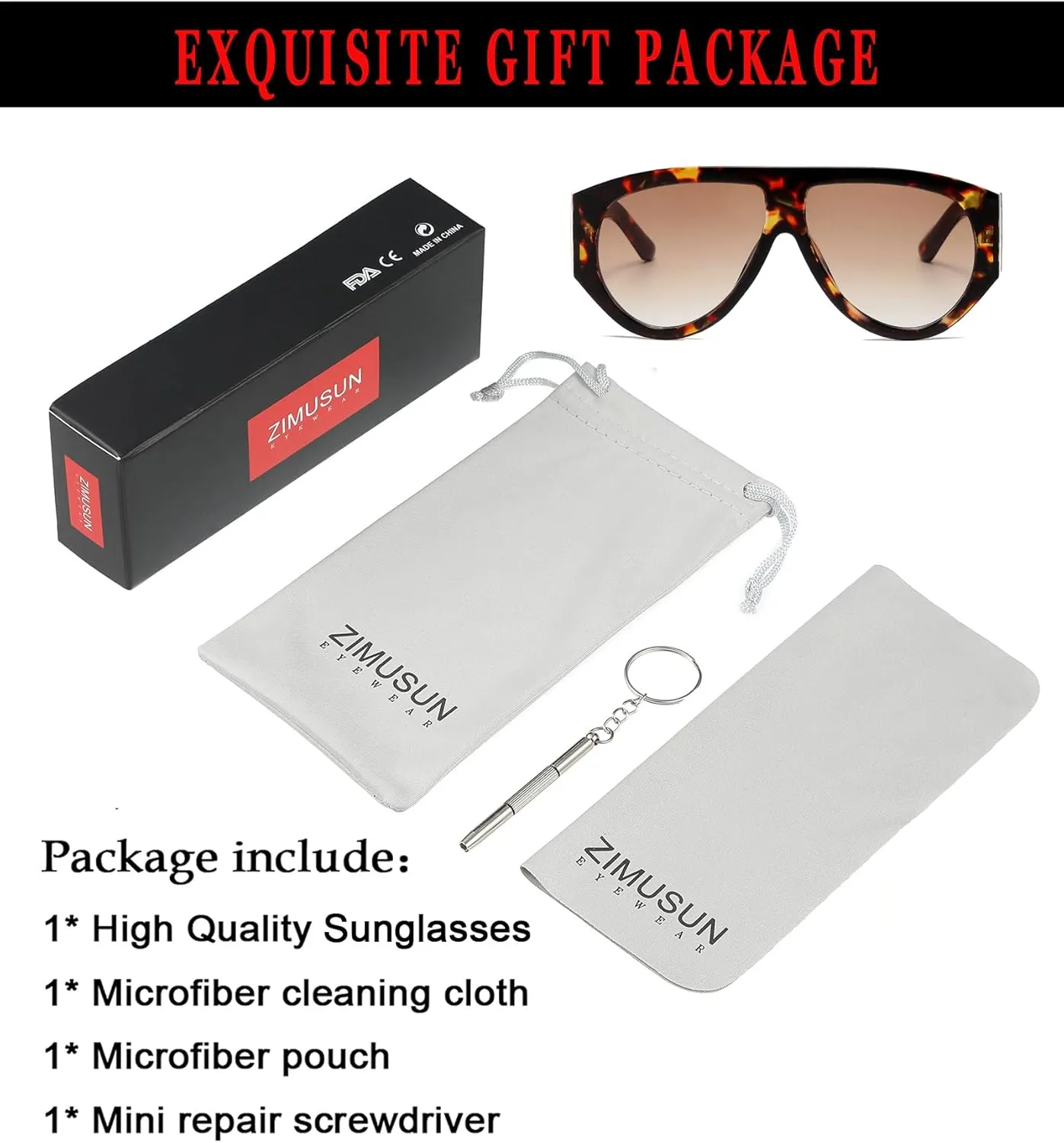 Oversized Aviator Sunglasses for Women Men Classic Big Frame Sun Glasses
