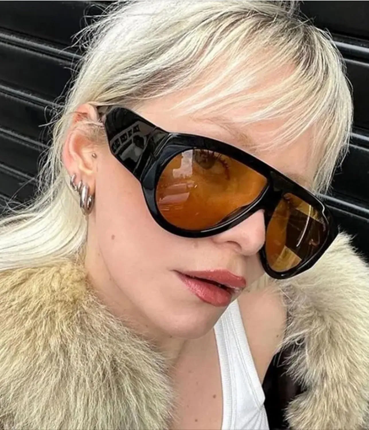 Oversized Aviator Sunglasses for Women Men Classic Big Frame Sun Glasses