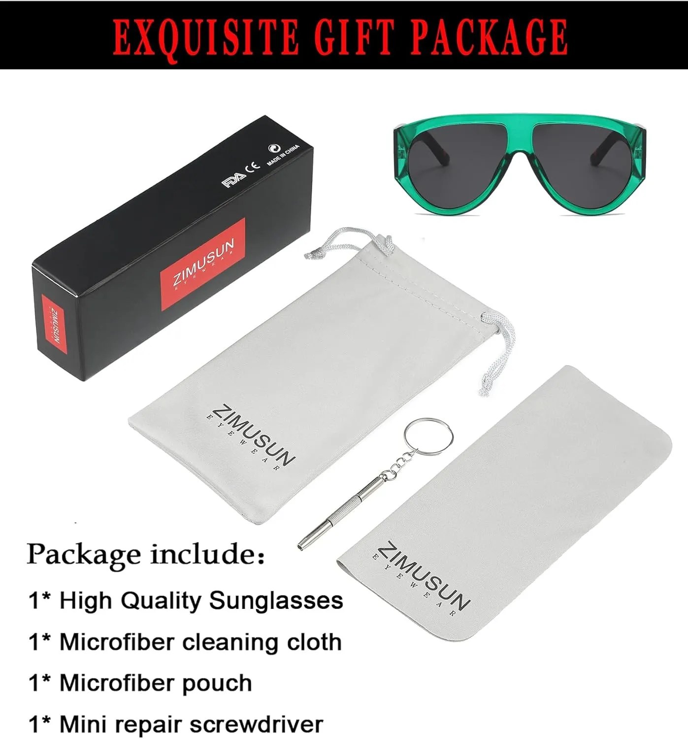 Oversized Aviator Sunglasses for Women Men Classic Big Frame Sun Glasses