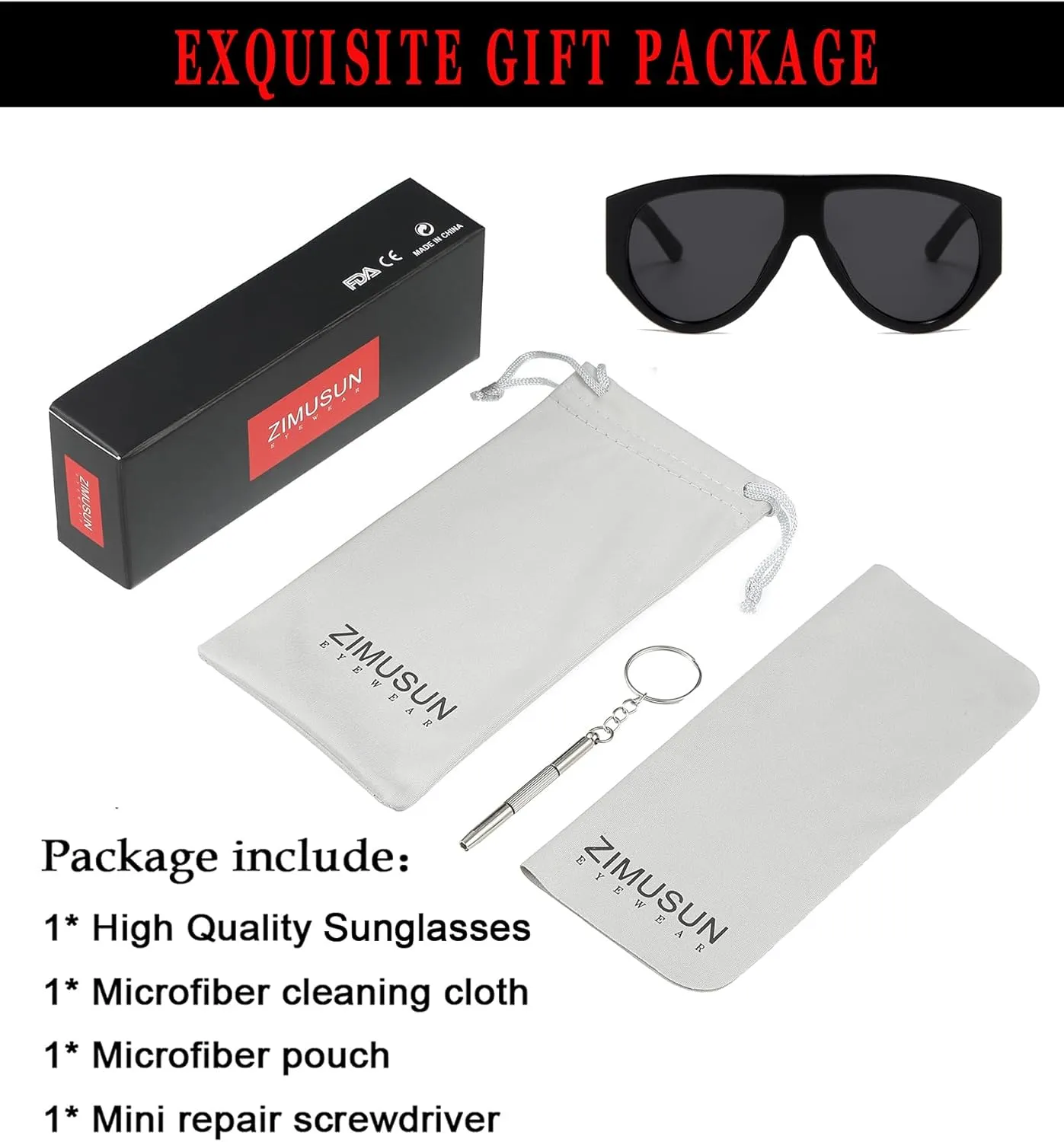 Oversized Aviator Sunglasses for Women Men Classic Big Frame Sun Glasses