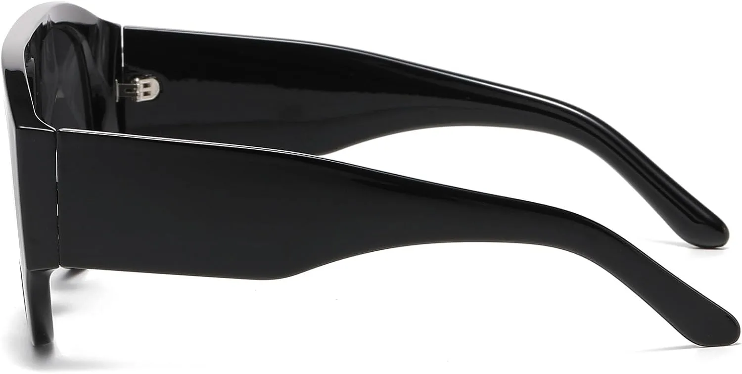 Oversized Aviator Sunglasses for Women Men Classic Big Frame Sun Glasses