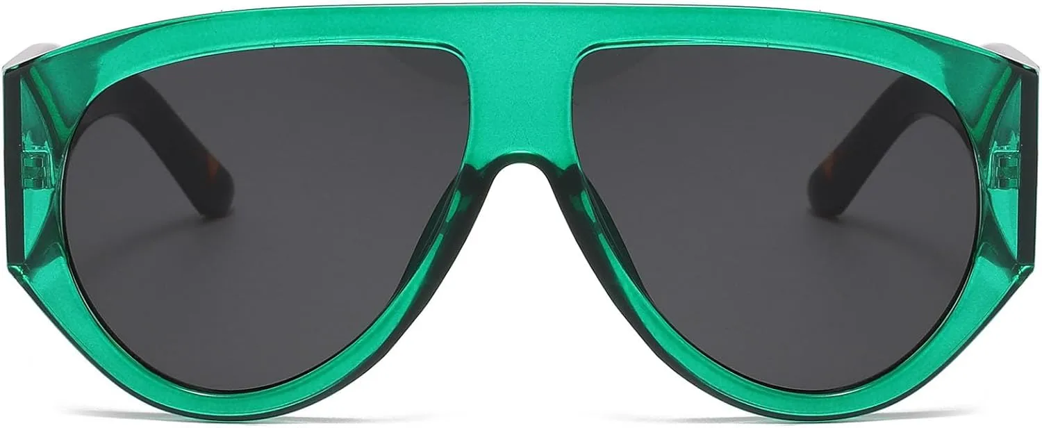 Oversized Aviator Sunglasses for Women Men Classic Big Frame Sun Glasses