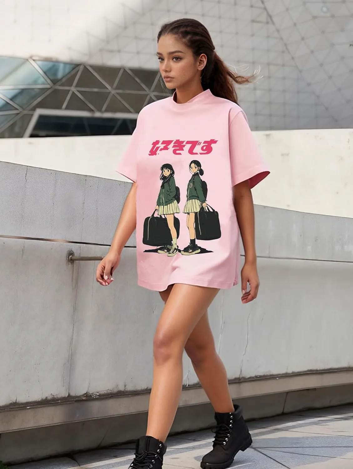 Oversized Graphic Tees Men Vintage Y2K Print Shirts Streetwear Unisex Harajuku T-Shirts