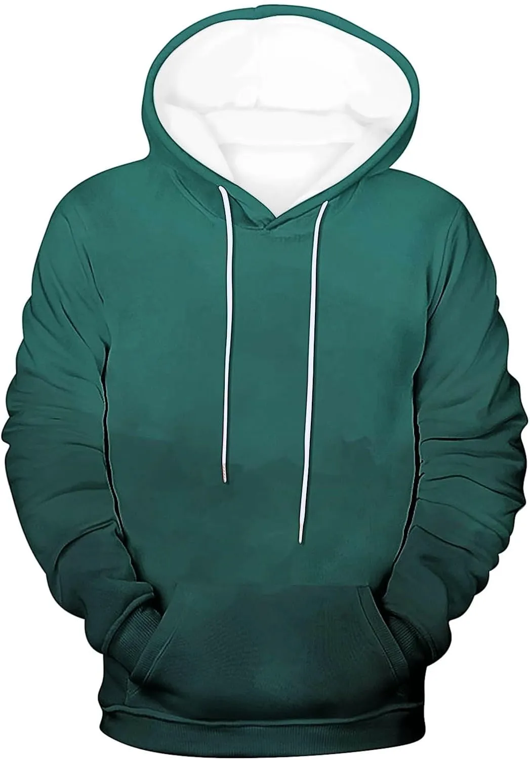 Oversized Hoodies 2024 Fall Vintage Lightweight Mens Hooded Sweatshirts Pullover with Kanga Pockets Streetwear
