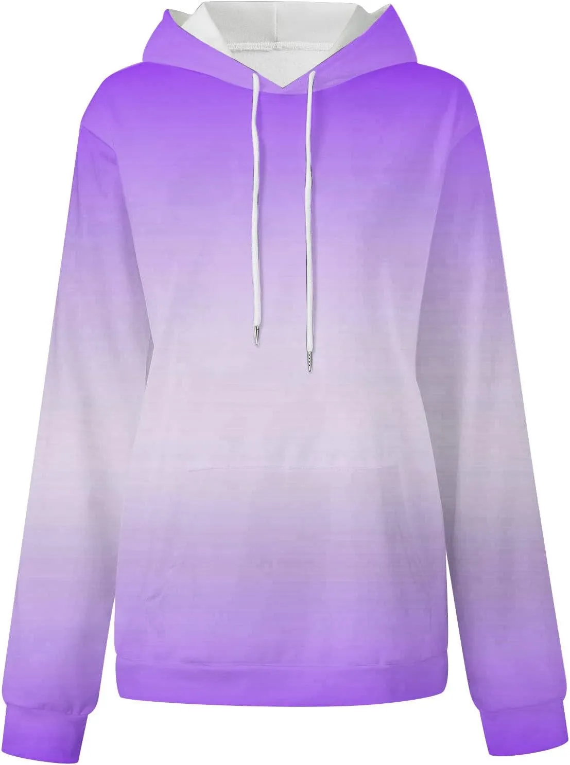 Oversized Hoodies For Women Fall Fashion 2023 Drop Shoulder Long Sleeve Hooded Sweatshirt Gradient Color y2k Clothes