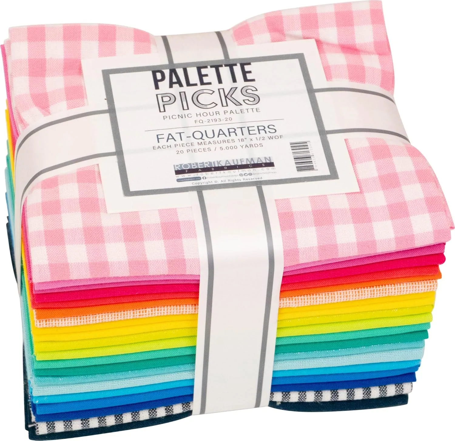 Palette Picks Picnic Hour 20 Fat Quarters Robert Kaufman Fabrics FQ-2193-20