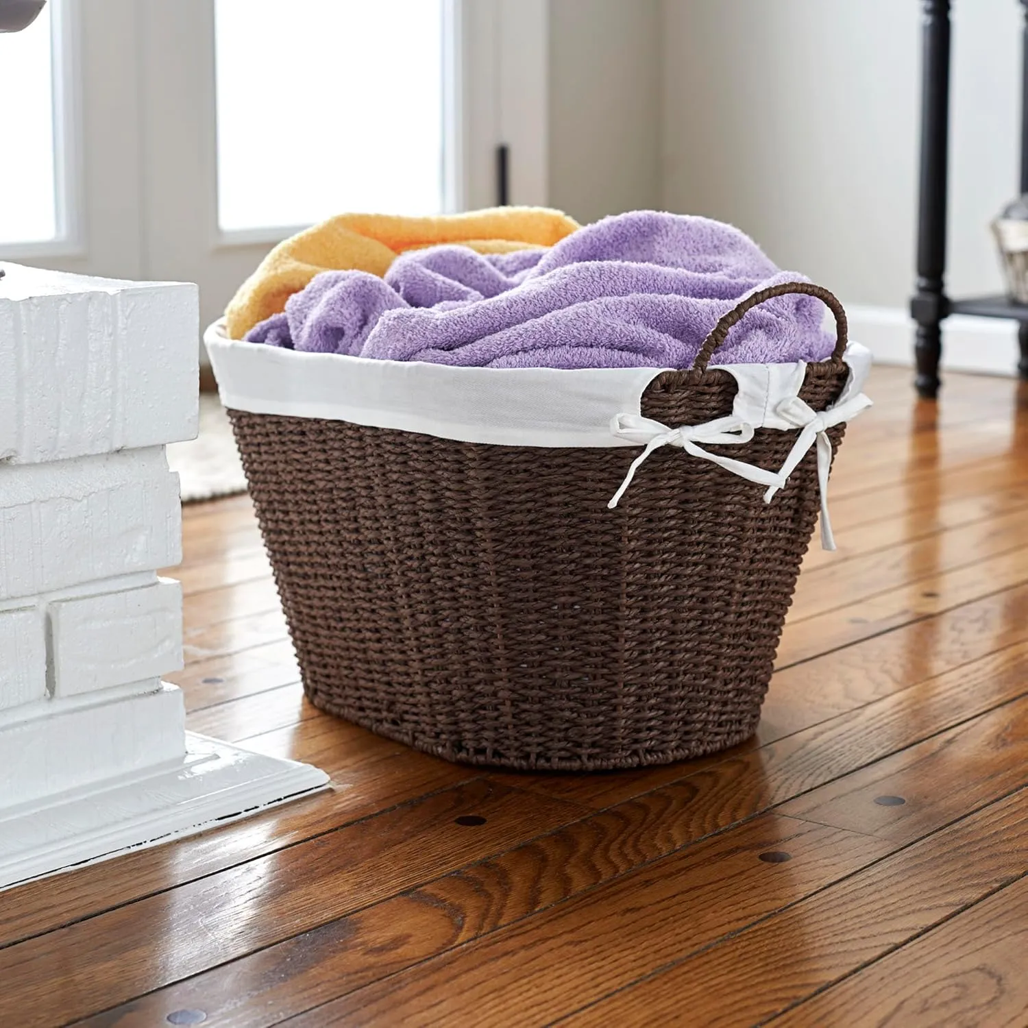 Paper Rope Laundry Basket