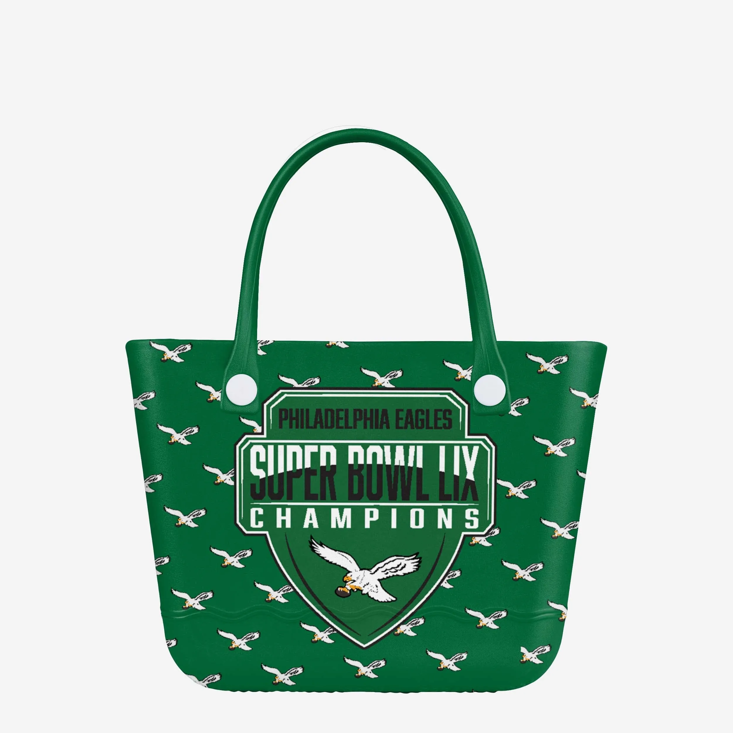 Philadelphia Eagles Super Bowl LIX Champions Kelly Green Tailgate Tote Bag