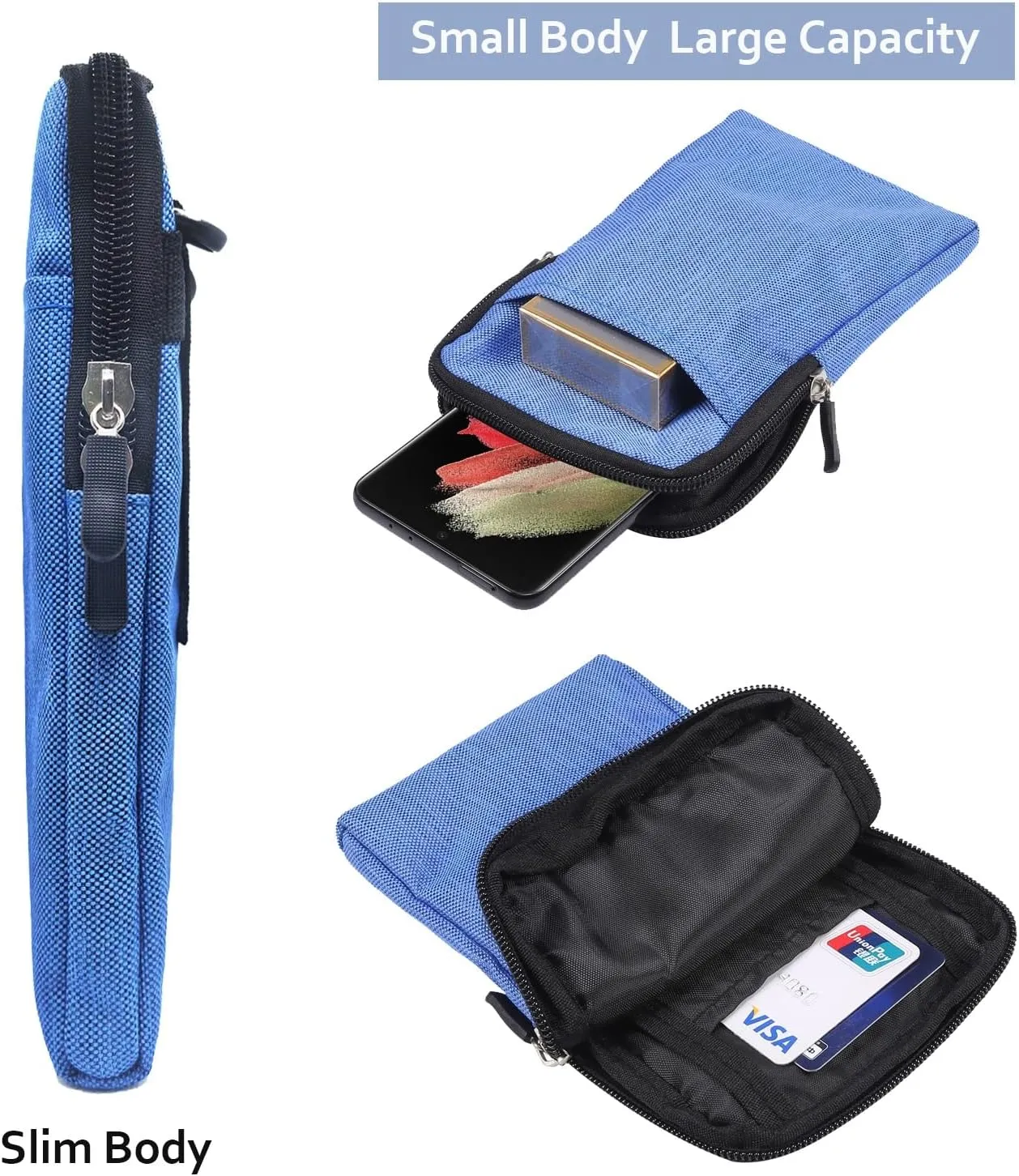 Phone Funny Pack 7.2 inch Mens Holster Compatible with Honor Magic V2,Mini Crossbody Bag Shoulder Bag Compatible with Men, Small Messenger Bag Compatible with Samsung Galaxy Fold 6/5/4/3 Phone Holster