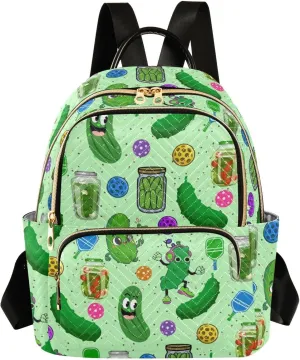 Pickle Mini Backpack for Women, Travel Backpack Purse Daypack Shoulder Bag for Ladies