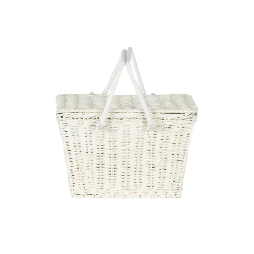 PIKI RATTAN BASKET CHALK