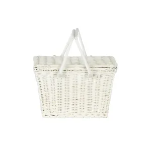 PIKI RATTAN BASKET CHALK