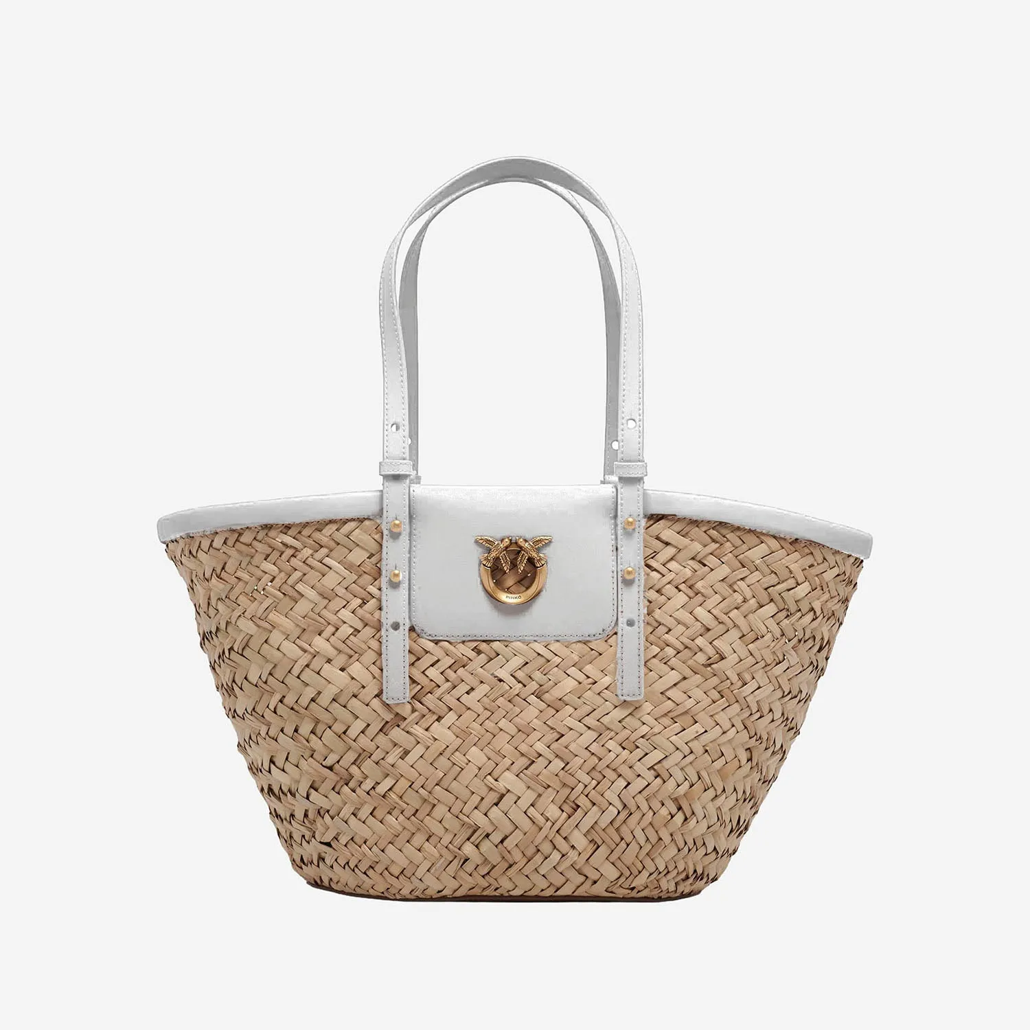 Pinko Pinko Love Summer Basket Bag