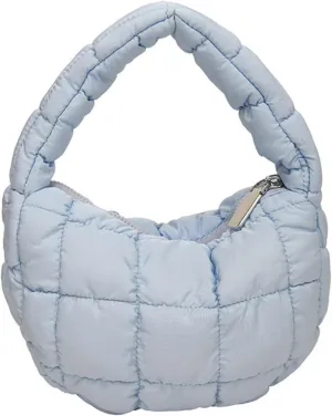 Puffer Bag Women Mini Quilted Cute Bubble Handbag Crescent Wrist Satchel Y2k Purse