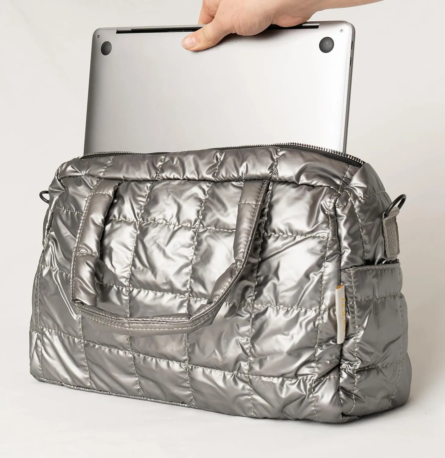 Quilted Lightweight Polyester Bag for Women – Versatile Travel Tote, Durable, Stylish Handbag for Work, Shopping & Daily Use