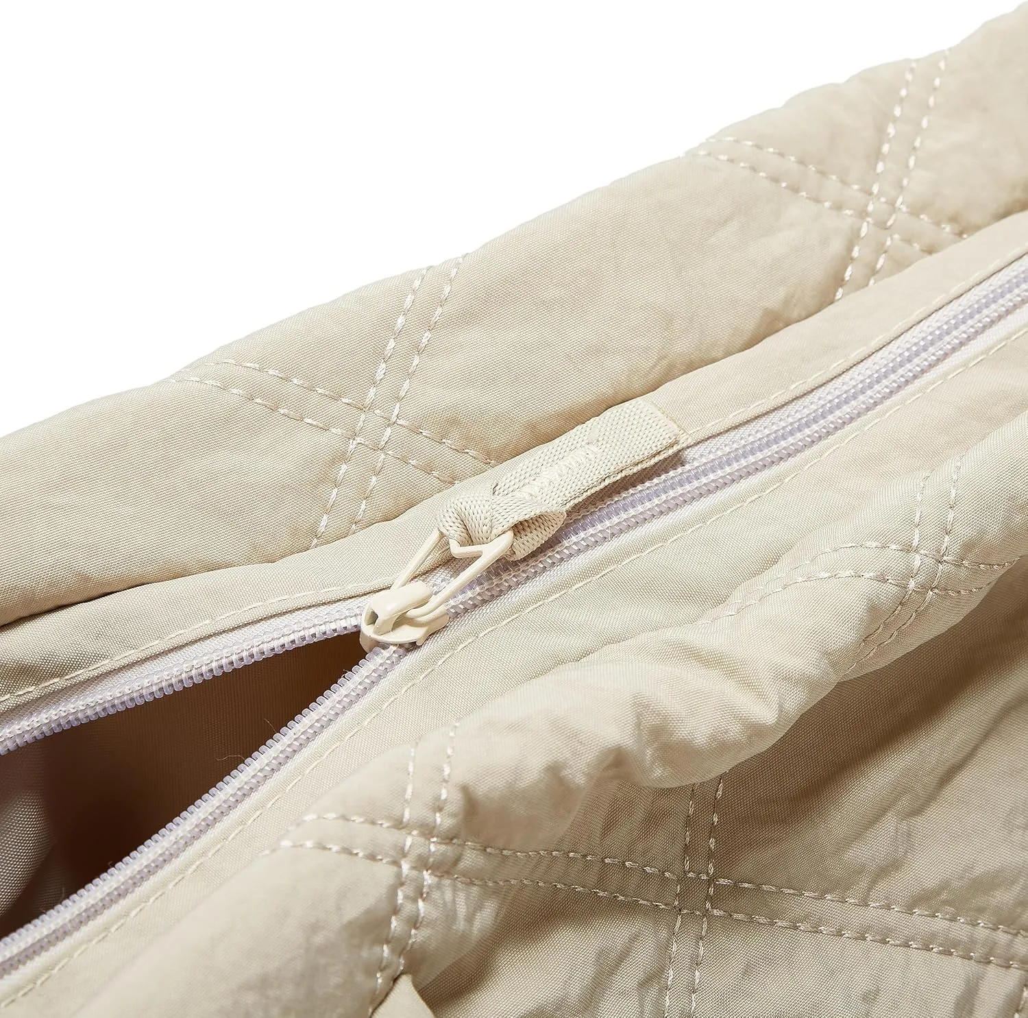 Quilted Shoulder Bag for Women - Puff Hobo Handbag with Lightweight Padding - Travel & Gym Bag