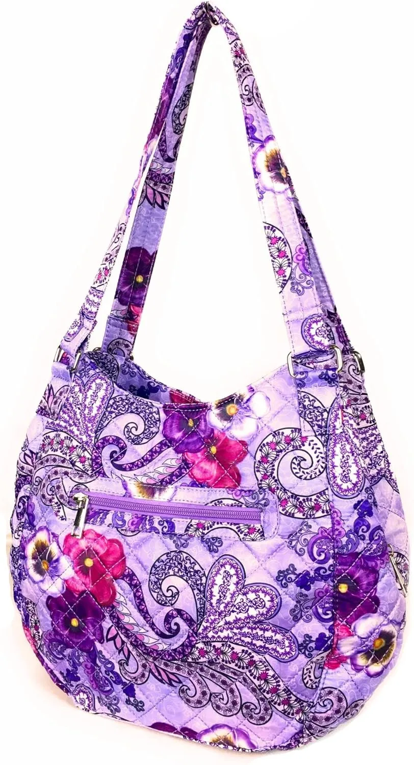 Quilted Shoulder Tote Bag Handbag