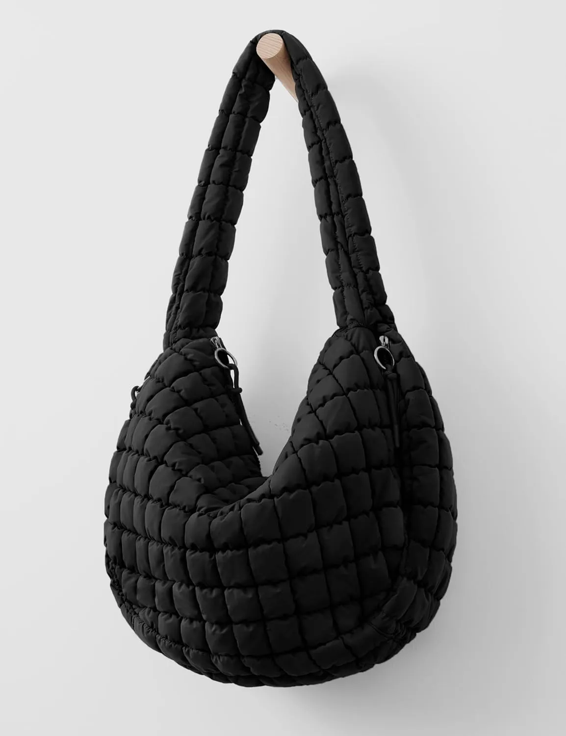Quilted Tote Bag Large Quilting Cute Puffer Shoulder Bag Lightweight Quilted Padding Hobo Bag for Women Winter Fashion