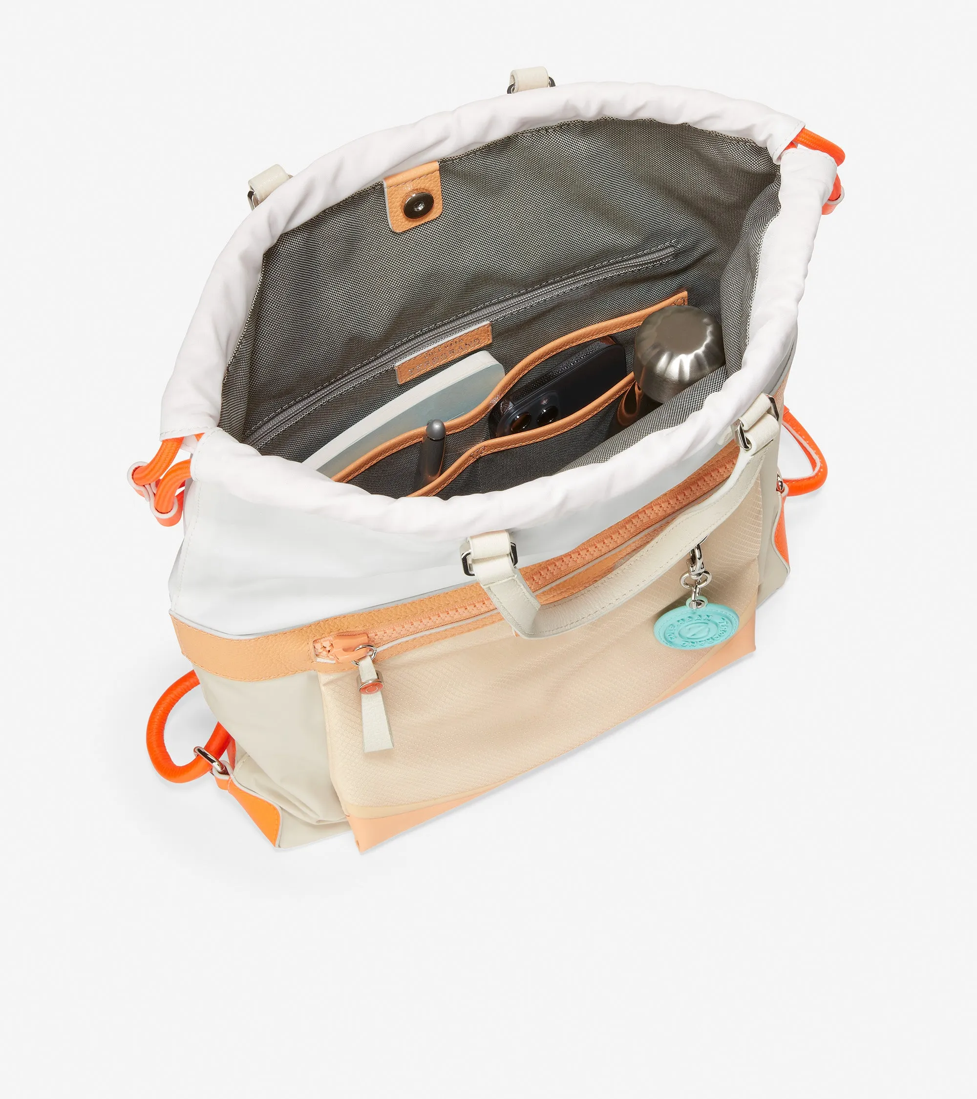 Radiant Nylon Drawstring Backpack