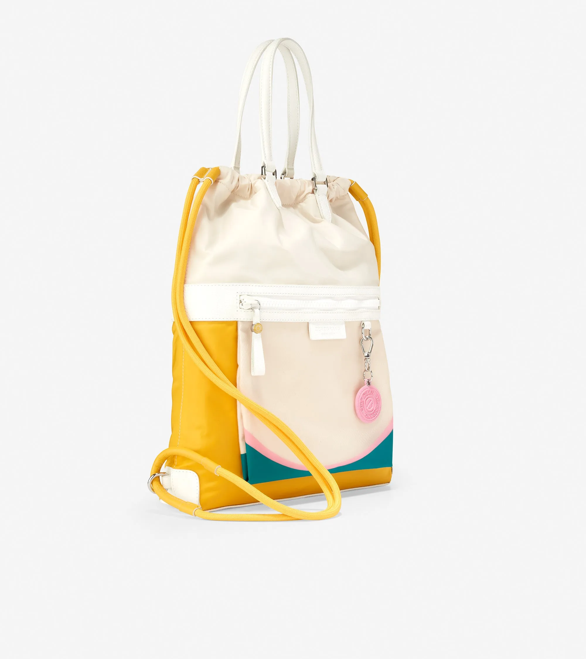 Radiant Nylon Drawstring Backpack