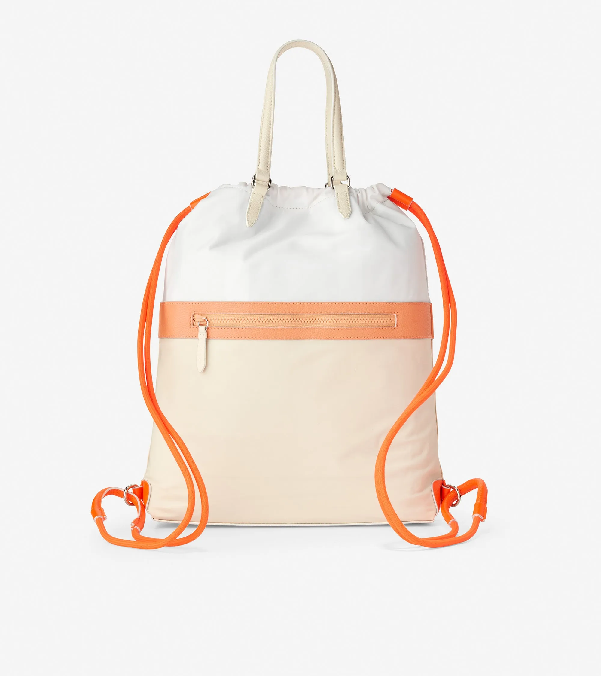 Radiant Nylon Drawstring Backpack