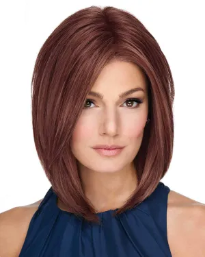 Raquel Welch On Point Shoulder Length Bob Wig by Hairuwear, Average Cap, RL2/4 Off Black