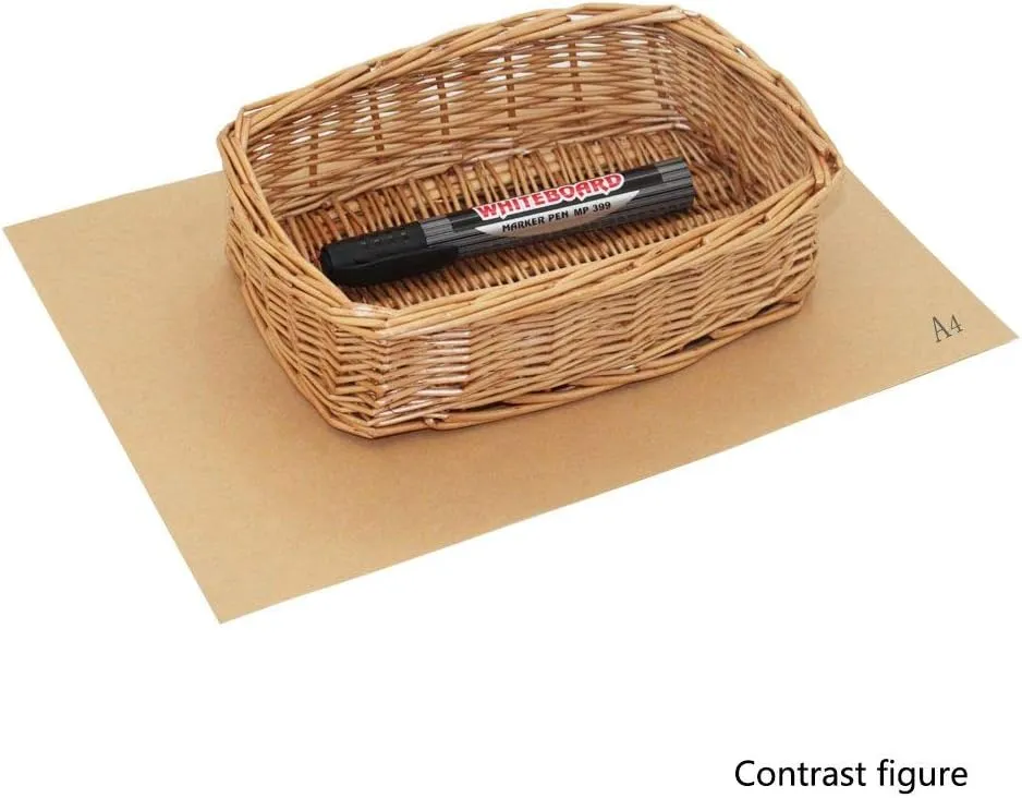 Rectangle small wicker baskets for sundries 3pcs storage bins.