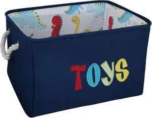 Rectangular Storage Basket Collapsible Organizer Bin Waterproof Toy Box for Organizing Home/Dorm/Kitchen/Pet/Office/Closet/Shelf/Gift Baskets