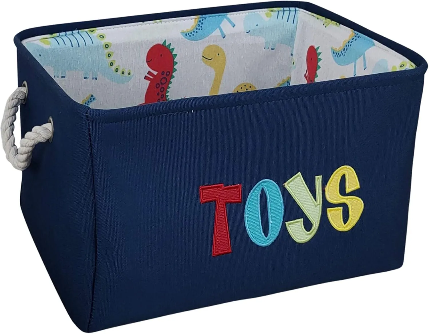 Rectangular Storage Basket Collapsible Organizer Bin Waterproof Toy Box for Organizing Home/Dorm/Kitchen/Pet/Office/Closet/Shelf/Gift Baskets