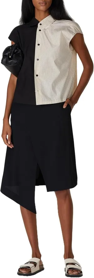 Rent the Runway Pre-Loved Black Beige Top