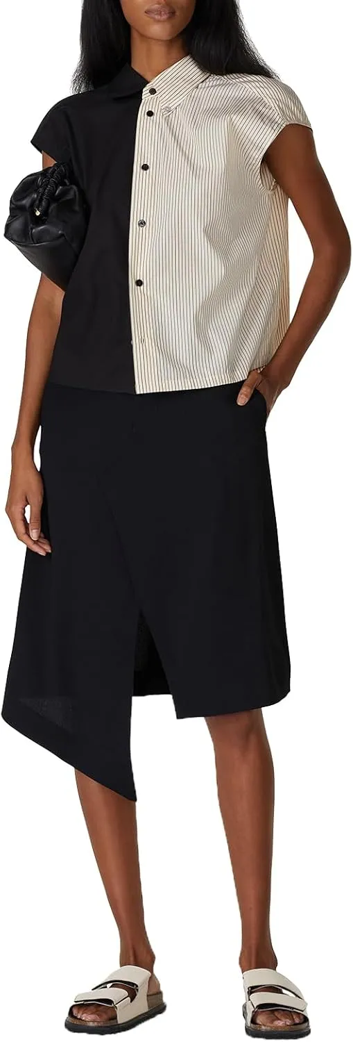 Rent the Runway Pre-Loved Black Beige Top