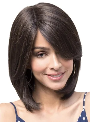 SAMANTHA Double Mono Synthetic Wig by Amore, 5PC Bundle: Wig, 4oz Mara Ray Enriched Shampoo, Conditioner, Wide Tooth Comb, and 19 Page Belle of Hope Guide (Cappucino)