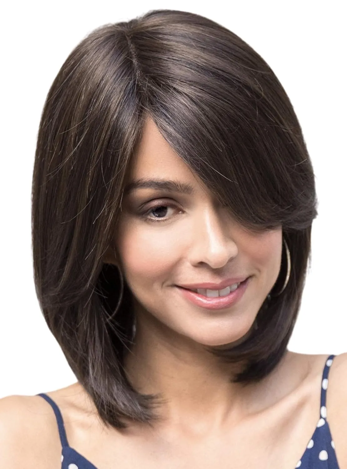 SAMANTHA Double Mono Synthetic Wig by Amore, 5PC Bundle: Wig, 4oz Mara Ray Enriched Shampoo, Conditioner, Wide Tooth Comb, and 19 Page Belle of Hope Guide (Cappucino)