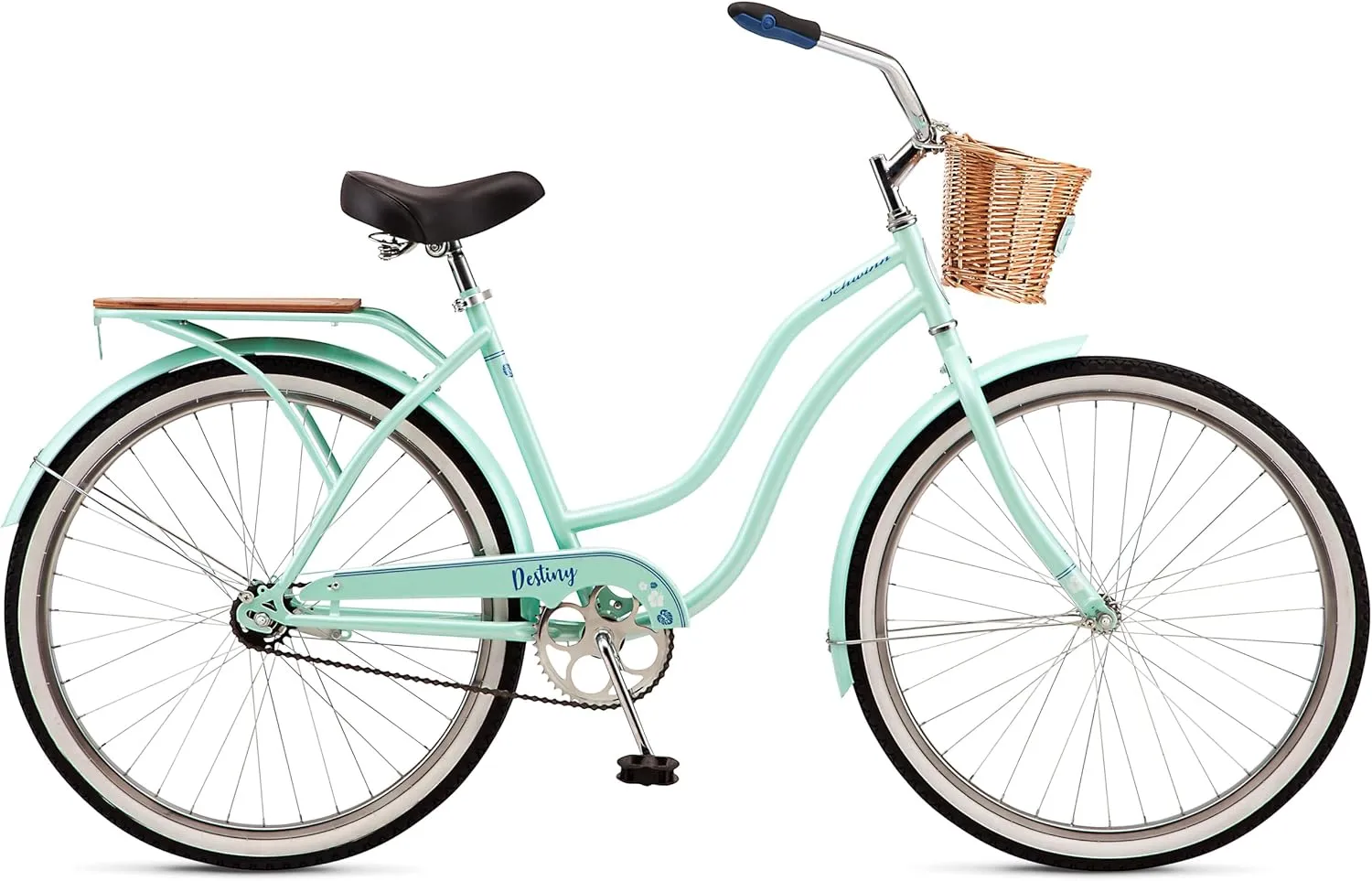 Schwinn baywood Cruiser Bike Featuring Steel Step Through Frame
