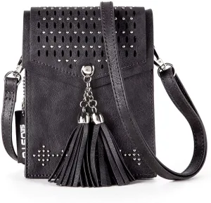 seOSTO Womens Small Crossbody Bag For Woman, Tassel Wallet Purse，Gifts For Teenage Girls